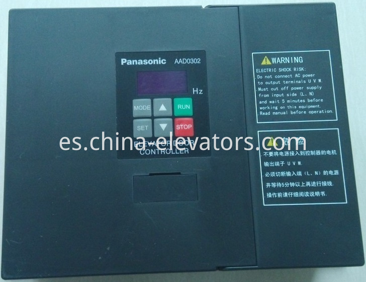 Controlador de puerta de ascensor Panasonic AAD03020DT01 / 0,4kW Panasonic Elevator Door Controller AAD03020DT01 / 0.4kW